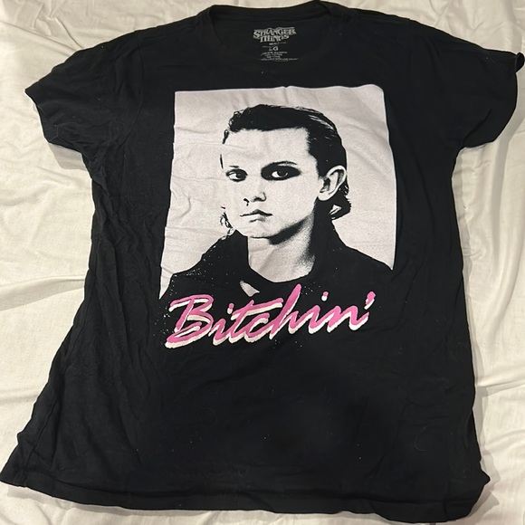 Stranger things eleven bitchin’ tshirt size LG - Picture 2 of 2